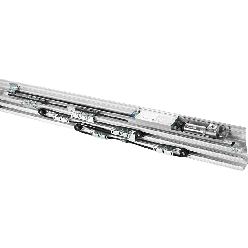 Porta dupla com porta deslizante de articulação de moldura